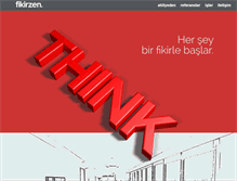 Tablet Screenshot of fikirzen.com